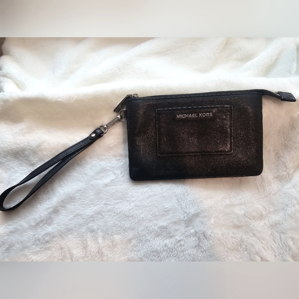 Michael Kors Collection Black Wristlet